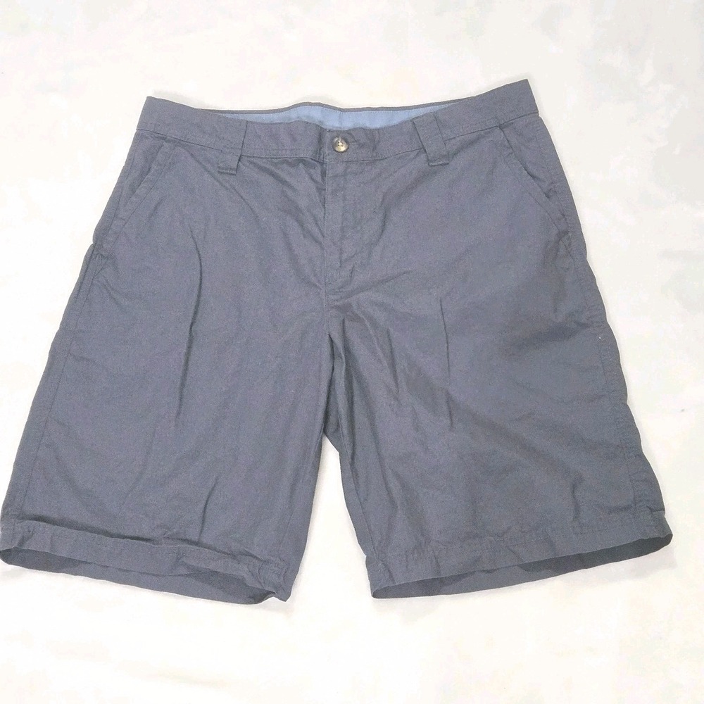 Columbia Shorts Mens 34 Blue 9" Inseam Outdoor Hiking Fishing Golf Travel Preppy